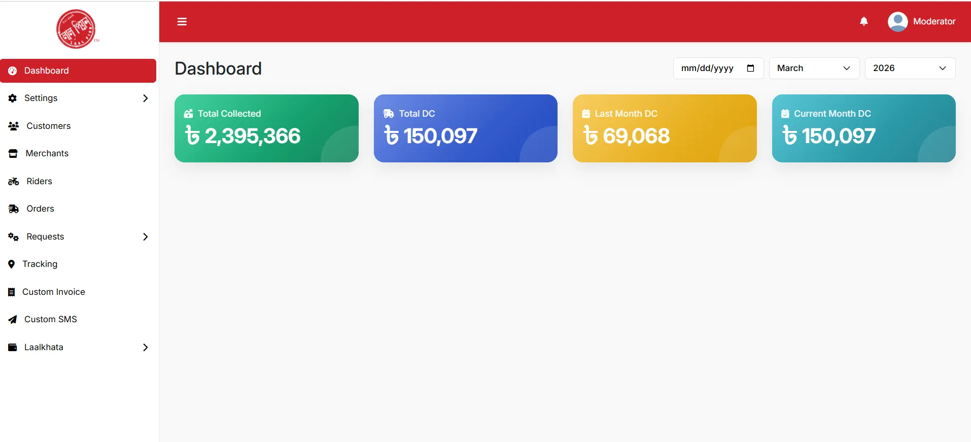 COURIER SERVICE MANAGEMENT SYSTEM